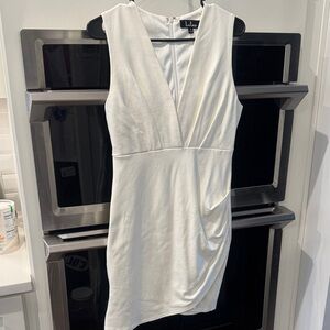 Lulu's Elegant White mini Dress